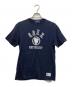 GOODENOUGH（グッド・イナフ）の古着「カレッジTシャツ」｜ネイビー