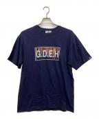 GOODENOUGH）の古着「ロゴプリントTシャツ」｜ネイビー