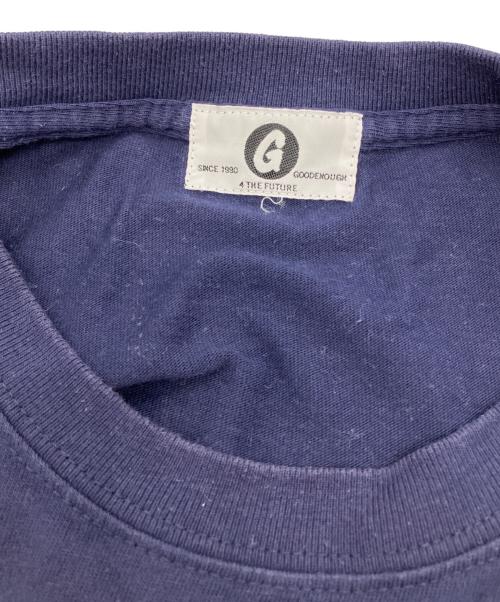 GOODENOUGH（）GOODENOUGH (グッド・イナフ) ロゴプリントTシャツ ネイビー サイズ:記載なしの古着・服飾アイテム