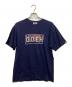 GOODENOUGH（グッド・イナフ）の古着「ロゴプリントTシャツ」｜ネイビー