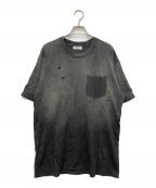 RHC Ron Hermanアールエイチシー ロンハーマン）の古着「フェード ダメージ加工Tシャツ」｜ブラック