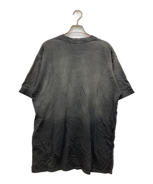 RHC Ron Herman（アールエイチシー ロンハーマン）RHC Ron Herman (アールエイチシー ロンハーマン) フェード ダメージ加工Tシャツ ブラック サイズ:Lの古着・服飾アイテム