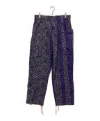 South2 West8サウスツー ウエストエイト）の古着「Army String Pant - Flannel Cloth / Printed - Leopard」｜パープル