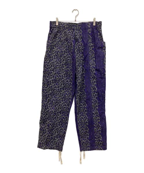South2 West8（サウスツー ウエストエイト）south2 west8 (サウスツー ウエストエイト) Army String Pant - Flannel Cloth / Printed - Leopard パープル サイズ:Mの古着・服飾アイテム
