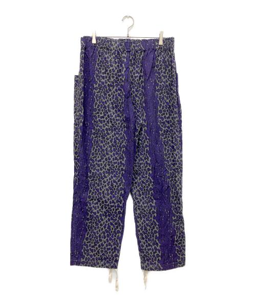 South2 West8（サウスツー ウエストエイト）south2 west8 (サウスツー ウエストエイト) Army String Pant - Flannel Cloth / Printed - Leopard パープル サイズ:Mの古着・服飾アイテム