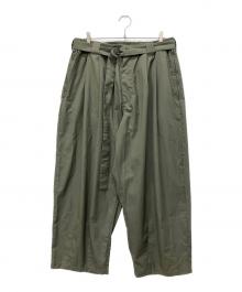 TIGHTBOOTH PRODUCTION（タイトブースプロダクション）の古着「Baggy Slacks」｜グリーン