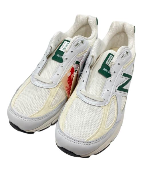 NEW BALANCE（ニューバランス）NEW BALANCE (ニューバランス) 990v4ローカットスニーカー ホワイト サイズ:28 未使用品の古着・服飾アイテム