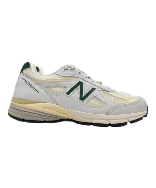 NEW BALANCE（ニューバランス）NEW BALANCE (ニューバランス) 990v4ローカットスニーカー ホワイト サイズ:28 未使用品の古着・服飾アイテム