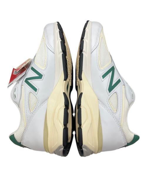 NEW BALANCE（ニューバランス）NEW BALANCE (ニューバランス) 990v4ローカットスニーカー ホワイト サイズ:28 未使用品の古着・服飾アイテム