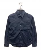 ROBE DE CHAMBRE COMME DES GARCONSローブドシャンブル コムデギャルソン）の古着「レギュラーカラーシャツ」｜ネイビー