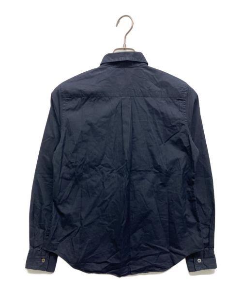 ROBE DE CHAMBRE COMME DES GARCONS（ローブドシャンブル コムデギャルソン）ROBE DE CHAMBRE COMME DES GARCONS (ローブドシャンブル コムデギャルソン) レギュラーカラーシャツ ネイビー サイズ:Sの古着・服飾アイテム