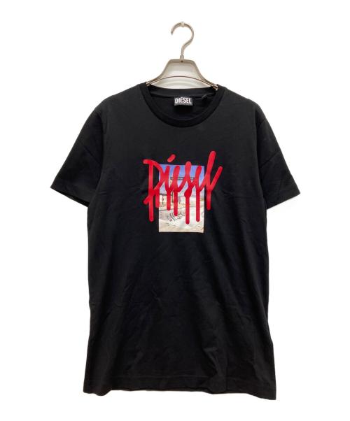 DIESEL（ディーゼル）DIESEL (ディーゼル) Tシャツ ブラック サイズ:Sの古着・服飾アイテム