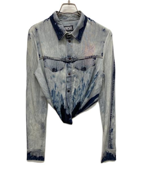 DIESEL（ディーゼル）DIESEL (ディーゼル) 2ピースデニム風ミニワンピース インディゴ サイズ:S 未使用品の古着・服飾アイテム