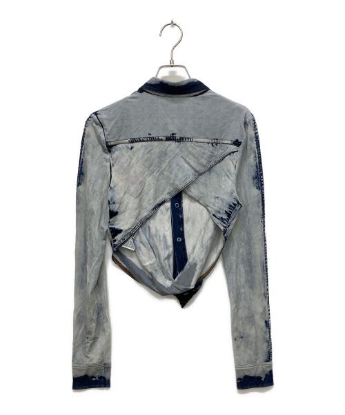 DIESEL（ディーゼル）DIESEL (ディーゼル) 2ピースデニム風ミニワンピース インディゴ サイズ:S 未使用品の古着・服飾アイテム