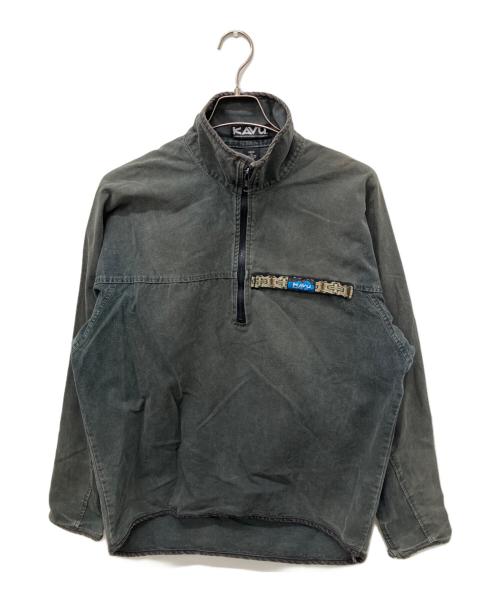 KAVU（カブー）KAVU (カブー) ハーフジップジャケット オリーブ サイズ:Mの古着・服飾アイテム