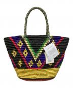 SENSI STUDIOセンシ スタジオ）の古着「Tribal Toquilla-straw Tote」｜マルチカラー