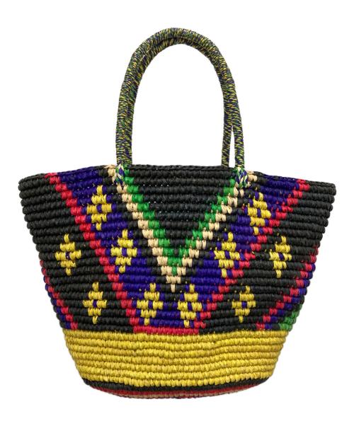 SENSI STUDIO（センシ スタジオ）SENSI STUDIO (センシ スタジオ) Tribal Toquilla-straw Tote マルチカラー 未使用品の古着・服飾アイテム