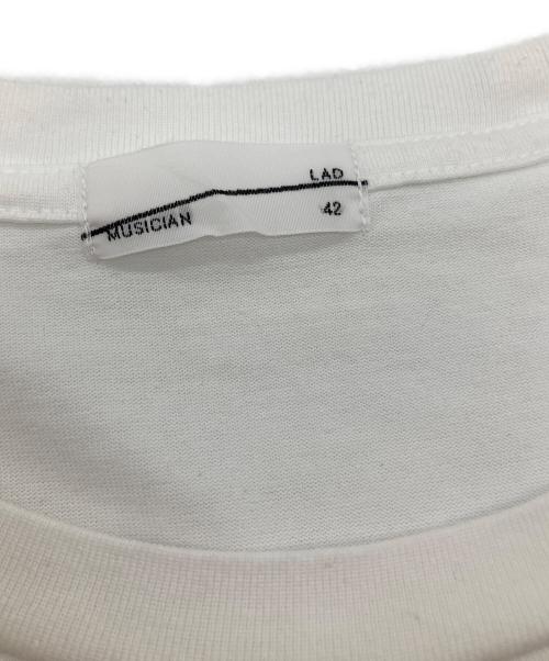 LAD MUSICIAN（ラッドミュージシャン）LAD MUSICIAN (ラッドミュージシャン) プリントTシャツ ホワイト サイズ:42の古着・服飾アイテム