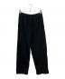 LAD MUSICIAN（ラッドミュージシャン）の古着「T-CLOTH STRAIGHT PANTS」｜ブラック