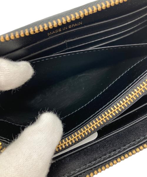 COMME des GARCONS（コムデギャルソン）COMME des GARCONS (コムデギャルソン) クラシックレザーロングウォレット ブラックの古着・服飾アイテム