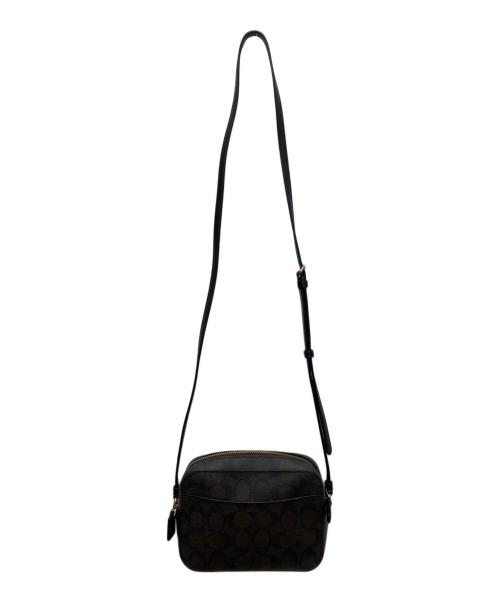 COACH（コーチ）COACH (コーチ) シグネチャーショルダーバッグ ブラウンの古着・服飾アイテム