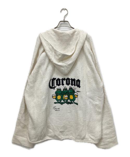 古着（フルギ）古着 (フルギ) CORONAビールメキシカンパーカー ベージュ サイズ:表記なしの古着・服飾アイテム
