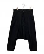 CDGシーディージー）の古着「CDG BUCK LOGO SARROUEL PANTS」｜ブラック