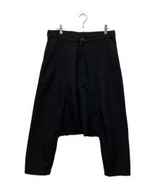 CDG（シーディージー）の古着「CDG BUCK LOGO SARROUEL PANTS」｜ブラック