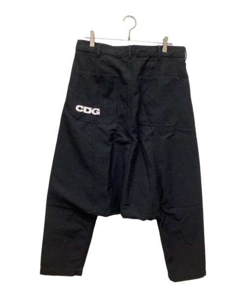 CDG（シーディージー）CDG (シーディージー) CDG BUCK LOGO SARROUEL PANTS ブラック サイズ:Lの古着・服飾アイテム