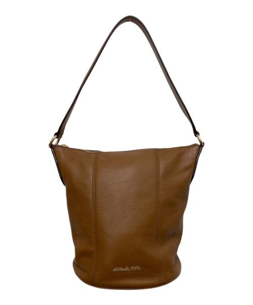 MICHAEL KORS（マイケルコース）MICHAEL KORS (マイケルコース) BROOKE（ブルック） ミディアム バケットバッグ ブラウンの古着・服飾アイテム