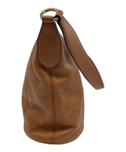 MICHAEL KORS（マイケルコース）MICHAEL KORS (マイケルコース) BROOKE（ブルック） ミディアム バケットバッグ ブラウンの古着・服飾アイテム