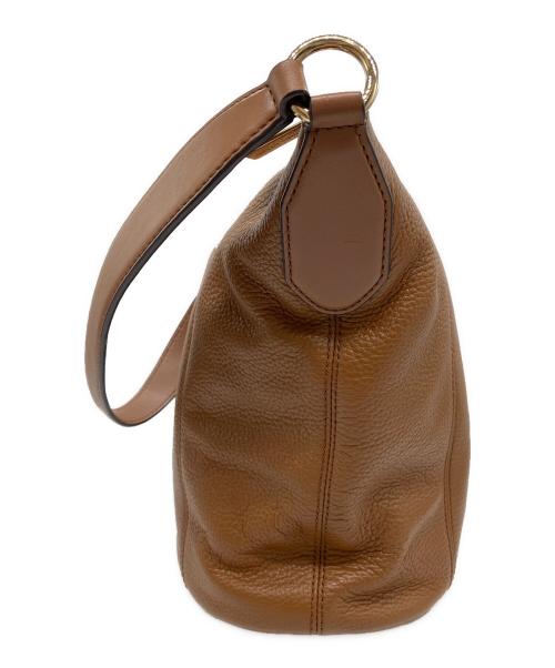 MICHAEL KORS（マイケルコース）MICHAEL KORS (マイケルコース) BROOKE（ブルック） ミディアム バケットバッグ ブラウンの古着・服飾アイテム