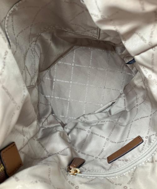 MICHAEL KORS（マイケルコース）MICHAEL KORS (マイケルコース) BROOKE（ブルック） ミディアム バケットバッグ ブラウンの古着・服飾アイテム