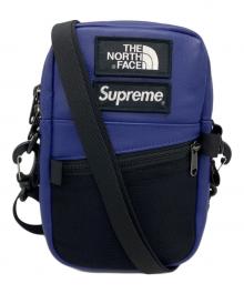 SUPREME×THE NORTH FACE（シュプリーム×ザ ノース フェイス）の古着「Leather Shoulder Bag」｜ネイビー