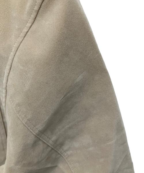 quaranciel（カランシエル）quaranciel (カランシエル) スエードスタンドカラー ジップショートブルゾン ブラウン サイズ:Fの古着・服飾アイテム