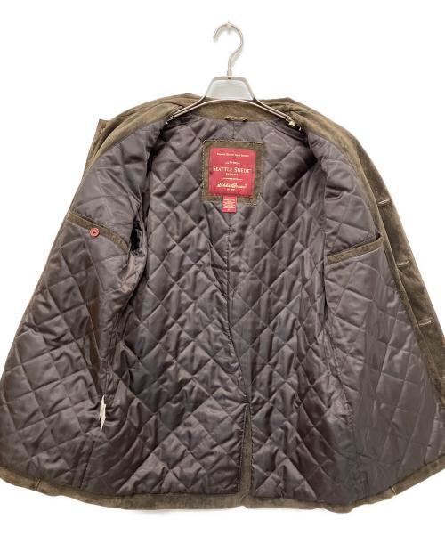 Eddie Bauer（エディーバウアー）Eddie Bauer (エディーバウアー) ステンカラースウェードジャケット サイズ:XSの古着・服飾アイテム