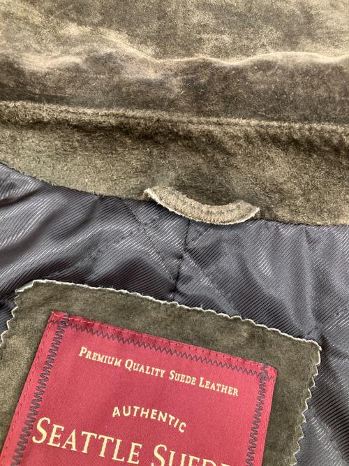 Eddie Bauer（エディーバウアー）Eddie Bauer (エディーバウアー) ステンカラースウェードジャケット サイズ:XSの古着・服飾アイテム
