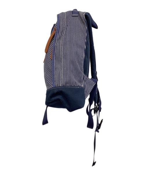 GREGORY（グレゴリー）GREGORY (グレゴリー) ヒッコリーストライプリュック ブルーの古着・服飾アイテム