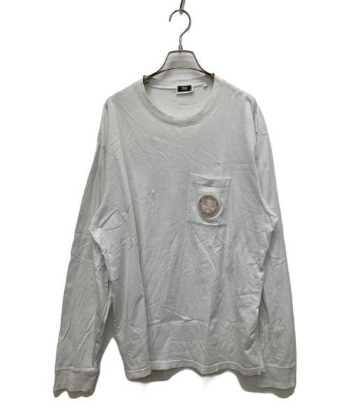KITH（キス）KITH (キス) KITHSTREATS MIAMI 長袖tシャツ ホワイト サイズ:Lの古着・服飾アイテム