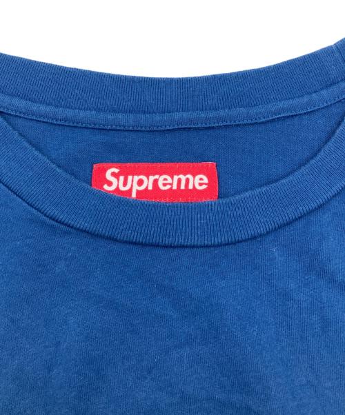 SUPREME（シュプリーム）SUPREME (シュプリーム) High Density Small Box S/S Top ブルー サイズ:Lの古着・服飾アイテム