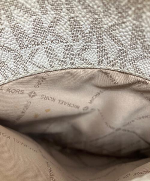 MICHAEL KORS（マイケルコース）MICHAEL KORS (マイケルコース) ショルダーバッグ アイボリーの古着・服飾アイテム