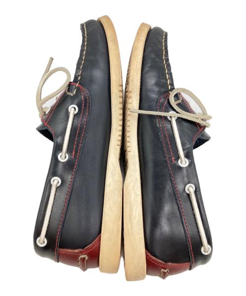 PARABOOT（パラブーツ）PARABOOT (パラブーツ) EDIFICE (エディフィス) デッキシューズ ブラック サイズ:6の古着・服飾アイテム
