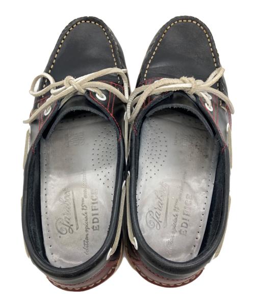 PARABOOT（パラブーツ）PARABOOT (パラブーツ) EDIFICE (エディフィス) デッキシューズ ブラック サイズ:6の古着・服飾アイテム