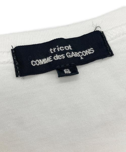 tricot COMME des GARCONS（トリココムデギャルソン）tricot COMME des GARCONS (トリココムデギャルソン) カットソー ホワイト サイズ:Sの古着・服飾アイテム