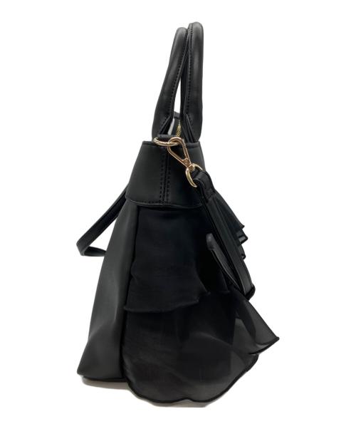 MARY QUANT（マリークヮント）MARY QUANT (マリークヮント) 2WAYフリルバッグ ブラックの古着・服飾アイテム