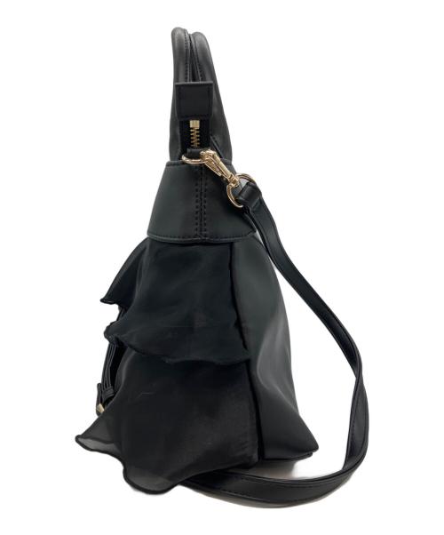 MARY QUANT（マリークヮント）MARY QUANT (マリークヮント) 2WAYフリルバッグ ブラックの古着・服飾アイテム