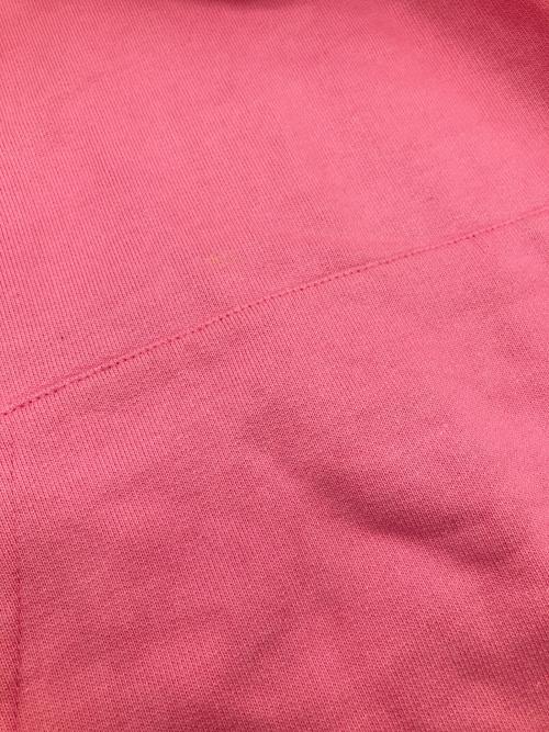 JAQUEMUS（ジャックムス）jaquemus (ジャックムス) ロゴプリントプルオーバーパーカー ピンク サイズ:XSの古着・服飾アイテム