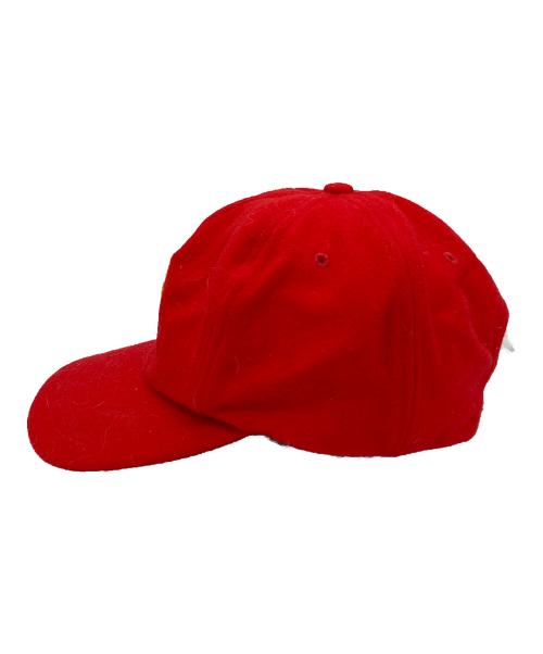 Noah（ノア）NOAH (ノア) Melton 5-Panel cap レッド サイズ:記載なしの古着・服飾アイテム