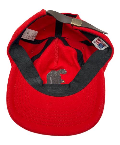 Noah（ノア）NOAH (ノア) Melton 5-Panel cap レッド サイズ:記載なしの古着・服飾アイテム
