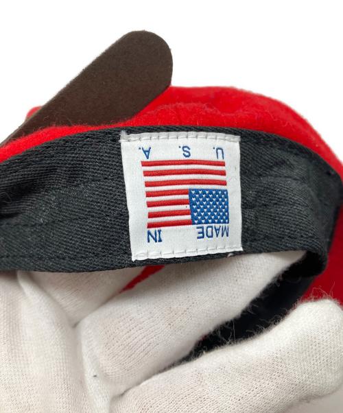 Noah（ノア）NOAH (ノア) Melton 5-Panel cap レッド サイズ:記載なしの古着・服飾アイテム
